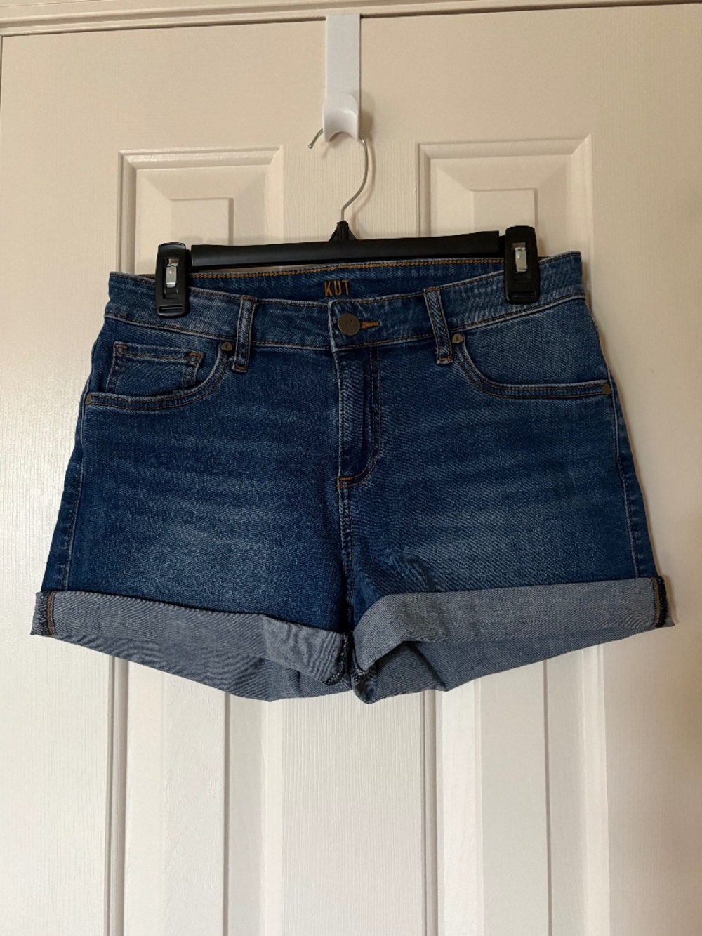 Kut From The Cloth Size 6 Gidget Roll Cuff Jean Shorts